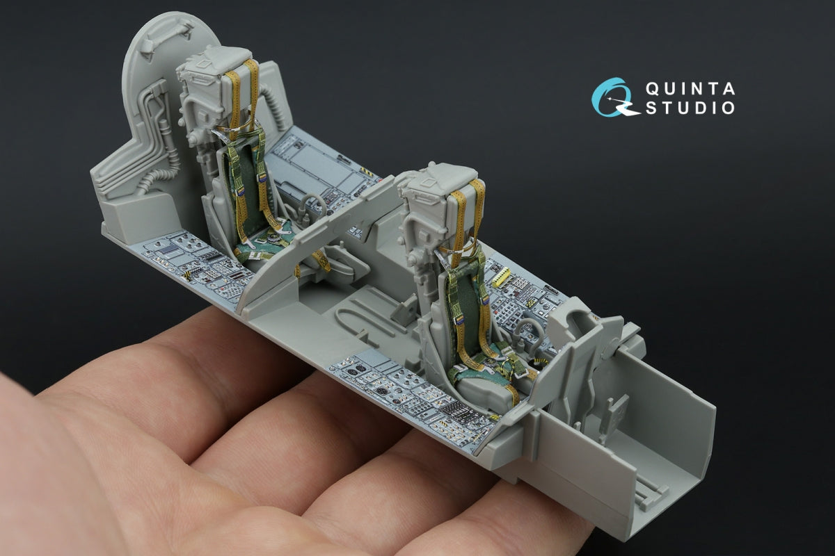 Quinta Studio QD+32231 Tornado ECR German 3D-Printed &amp;amp; colored Interior on decal paper (Italeri) (with 3D-printed resin parts) 1/32 – immagine 10