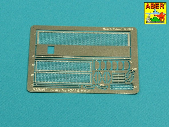 Aber 35G39 Siatki do czołgów KW 1 i KW 2 / Nets for KW 1 and KW 2 tanks 1/35