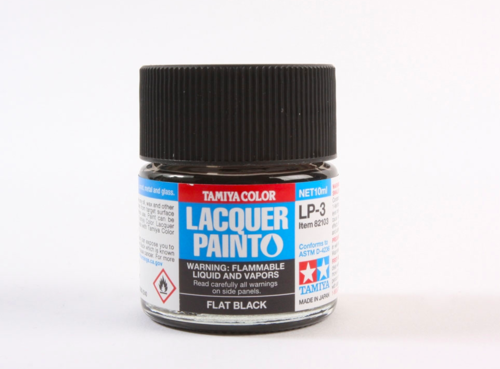 Tamiya 82103 LP-3 Flat black 10ml – obrázek 3