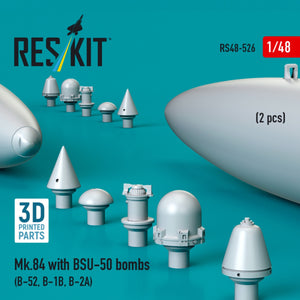 RESKIT RS48-0526 Mk.84 with BSU-50 bombs (2 pcs) (3D printed) 1/48 – image 2