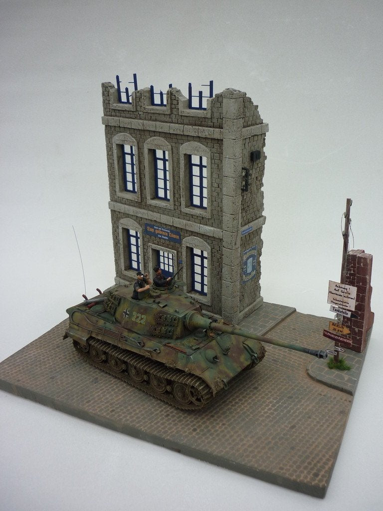 RT-Diorama 35197 Diorama-Base: &amp;quot;Street Corner&amp;quot; 1/35 – immagine 8