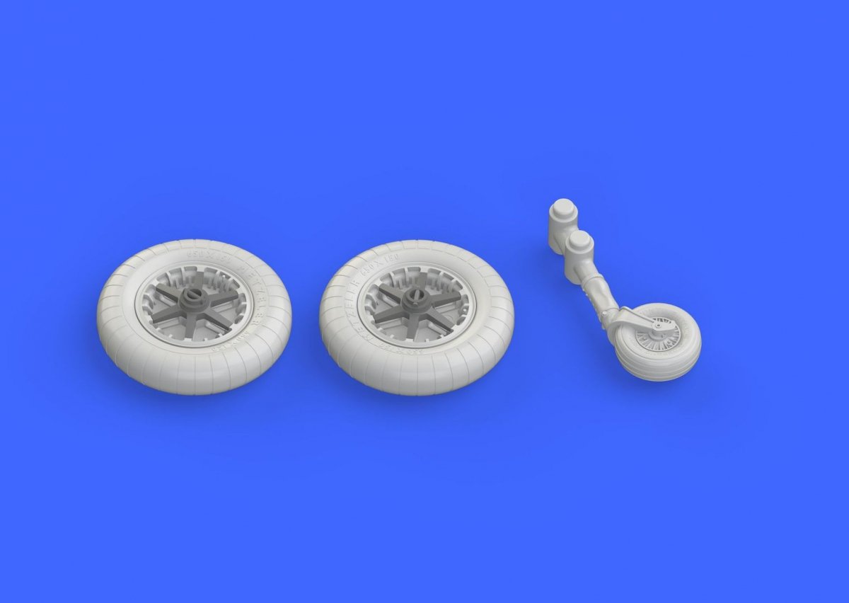Eduard 648282 Bf 109F wheels EDUARD 1/48 – image 3
