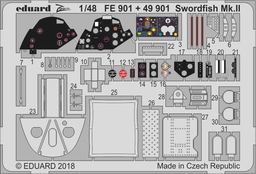 Eduard 49901 Swordfish Mk. II TAMIYA 1/48
