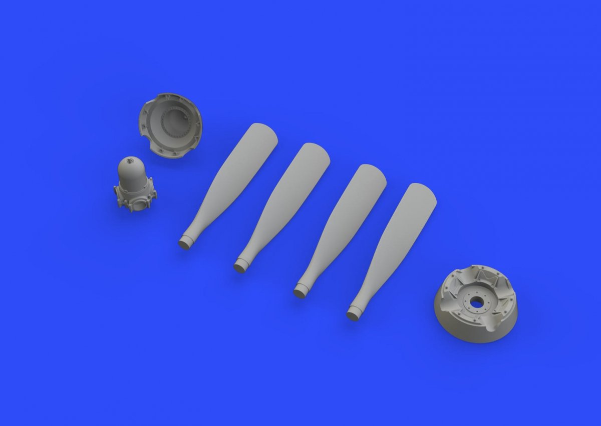 Eduard 648360 P-51D Hamilton Standard uncuffed propeller AIRFIX 1/48 – zdjęcie 3