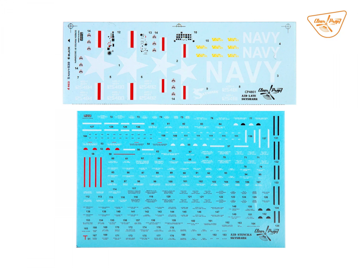 Clear Prop! CP4801 A2D-1 Skyshark ADVANCED KIT 1/48 – image 5