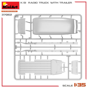 Miniart 37062 K-51 RADIO TRUCK WITH TRAILER 1/35 – image 16
