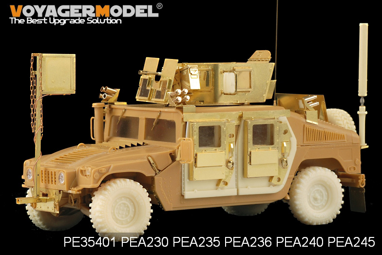 Voyager Model PEA245 Modern HUMVEE/DUMVEE family Super Swaper wheels w/spare wheel (GP) 1/35 – image 6