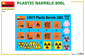 MiniArt 24011 PLASTIC BARRELS 200L 1/24 – zdjęcie 2