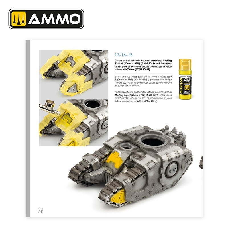 AMMO by Mig Jimenez 5231 THE WEATHERING TECHNICAL GUIDE 01 - Metallized (English, Castellano, Francais) – Bild 5