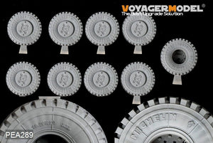 Voyager Model PEA289 Modern US Army M1070 Road Wheels (9PCES) (For hobby boss) 1/35 – image 2