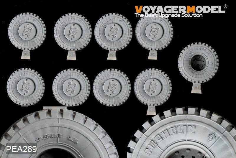 Voyager Model PEA289 Modern US Army M1070 Road Wheels (9PCES) (For hobby boss) 1/35 – image 2