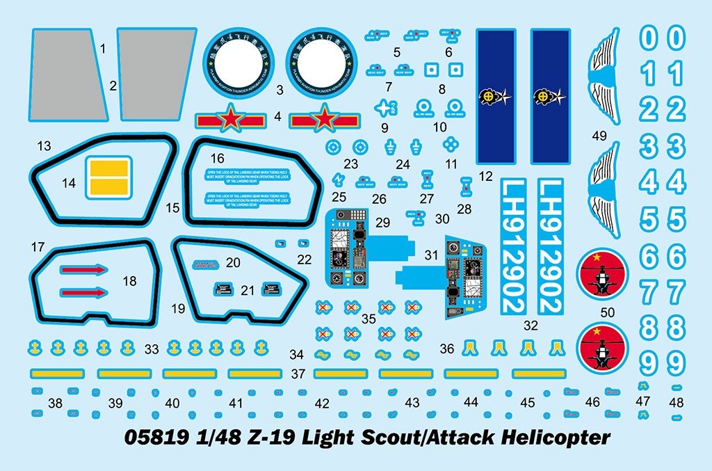 Trumpeter 05819 Z-19 Light Scout / Attack Helicopter 1/48 – Bild 4