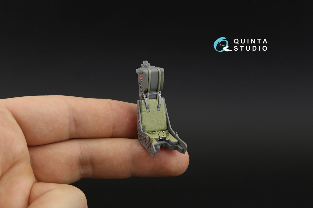 Quinta Studio QD32110 F/A-18A 3D-Printed &amp;amp; colored Interior on decal paper (Academy) 1/32 – image 9