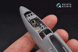 Quinta Studio QD48106 He-162 3D-Printed &amp;amp; colored Interior on decal paper (for Tamiya kit) 1/48 – image 8