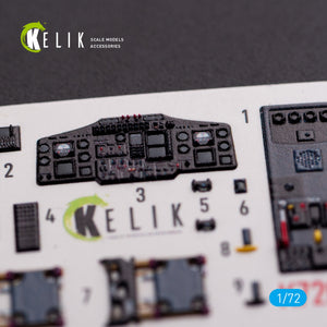 KELIK K72058 HH-65A/B Dolphin interior 3D decals for Dream Model kit 1/72 – image 5