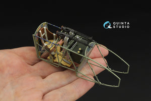 Quinta Studio QD32239 Fokker D.VII 3D-Printed &amp;amp; colored Interior on decal paper (Wingnut Wings) 1/32 – image 8