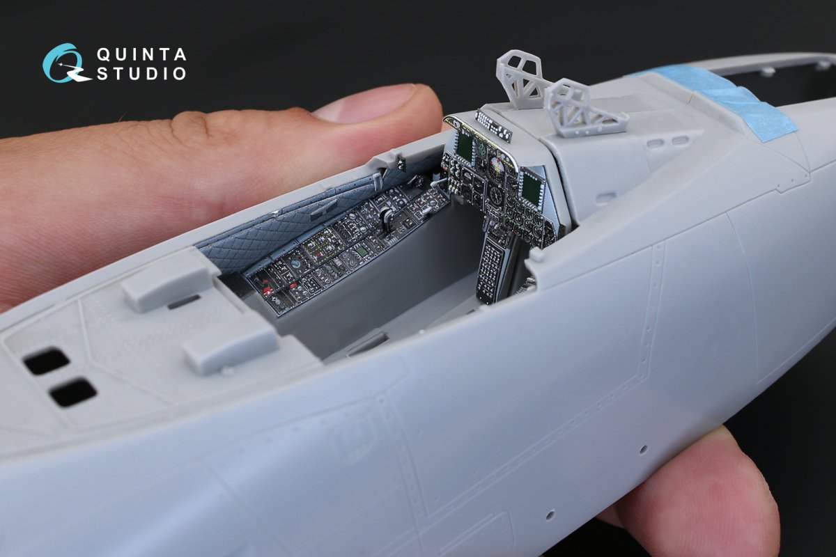 Quinta Studio QD32073 A-10C 3D-Printed &amp;amp; colored Interior on decal paper (for Trumpeter kit) 1/32 – immagine 8