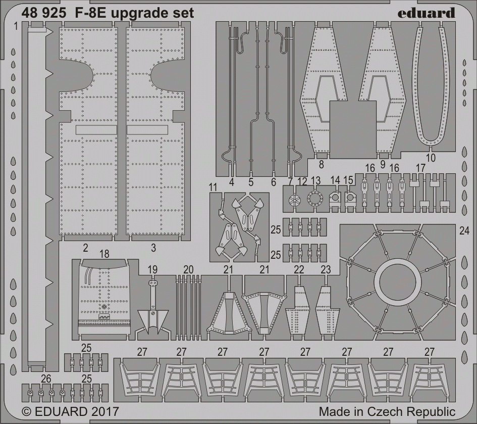 Eduard 48925 F-8E upgrade set EDUARD 1/48