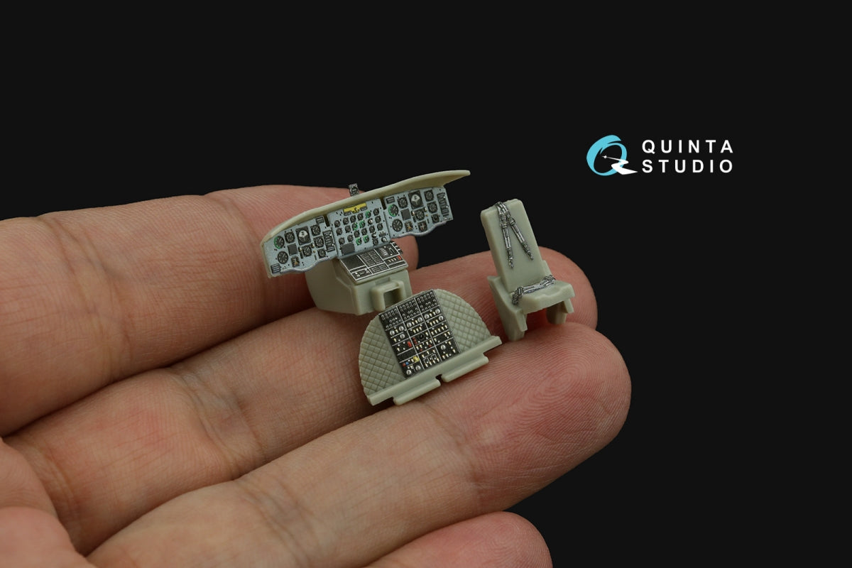 Quinta Studio QD72174 CH-47A 3D-Printed colored Interior on decal paper (Trumpeter) 1/72 – obrázek 9