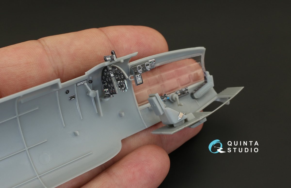 Quinta Studio QD48100 IL-4 3D-Printed &amp;amp; colored Interior on decal paper (for Xuntong kit) 1/48 – Bild 6