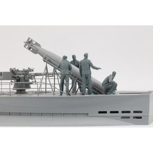 Border Model BR-003 German Submarines &amp;amp; Commanders (Loading) resin figures 5 Pcs. 1/35 – immagine 4