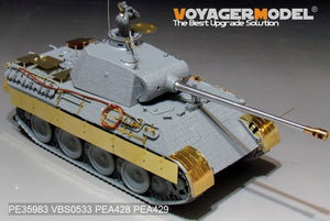 Voyager Model PE35983 WWII German Panther D Tank Late version Basic For TAKOM 2104 1/35 – immagine 11
