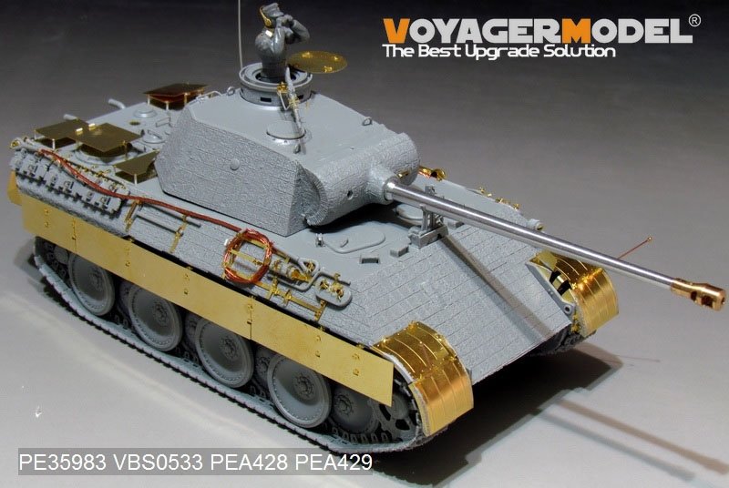 Voyager Model PE35983 WWII German Panther D Tank Late version Basic For TAKOM 2104 1/35 – immagine 11