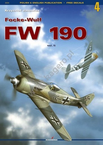 Kagero 3004 Focke Wulf Fw 190 vol. II (without decals) EN/PL