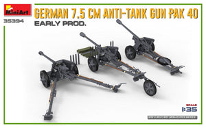 MiniArt 35394 GERMAN 7.5CM ANTI-TANK GUN PAK 40. EARLY PROD 1/35 – imagen 6