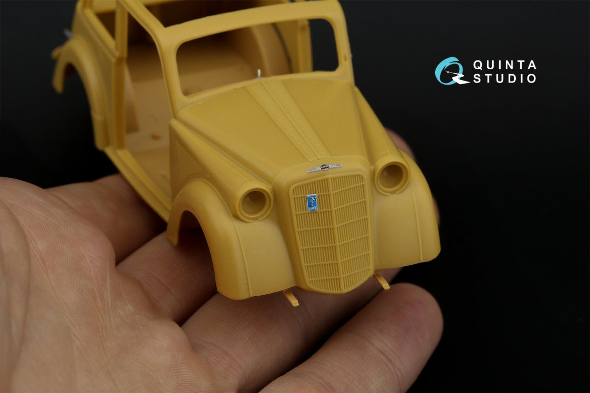 Quinta Studio QD35082 1937 Opel Olympia 3D-Printed &amp;amp; colored Interior on decal paper (Bronco) 1/35 – Bild 7