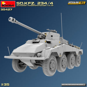 MiniArt 35427 Sd.Kfz. 234/4 SCHWERER PANZERSPÄHWAGEN 7.5 cm. INTERIOR KIT 1/35 – image 11