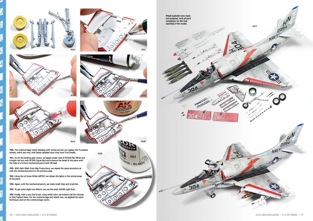 AK-Interactive AK2939 ACES HIGH MONOGRAPHIC SERIES: SKYHAWK (English / Spanish) – image 4