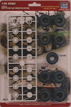 Trumpeter 06608 LAV Series 8x8 Tires (325/85 R16 XML) 1/35 – image 2