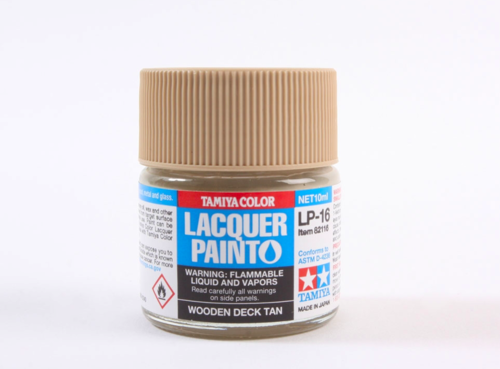 Tamiya 82116 LP-16 Wooden deck tan 10ml – obrázek 3