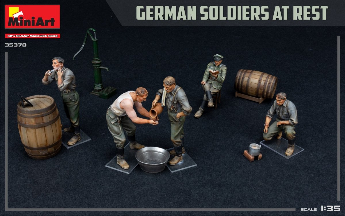MiniArt 35378 GERMAN SOLDIERS AT REST. SPECIAL EDITION 1/35 – Bild 3