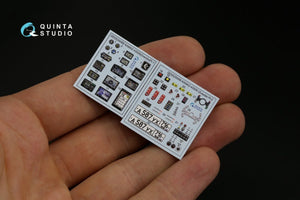 Quinta Studio QDS-35068 KAMAZ-43509 3D-Printed &amp;amp; colored Interior on decal paper (Zvezda) (Small version) 1/35 – image 11