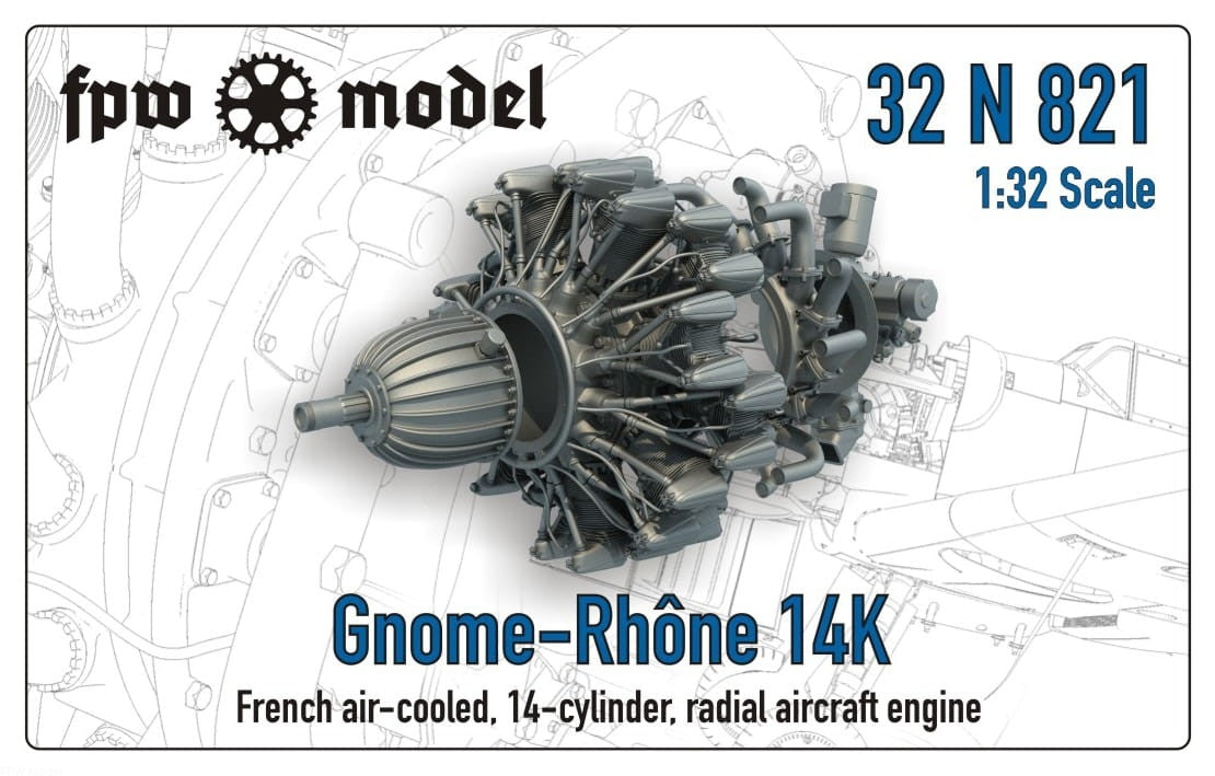 FPW Modèle 32N821 Gnome-Rhône 14K 1/32