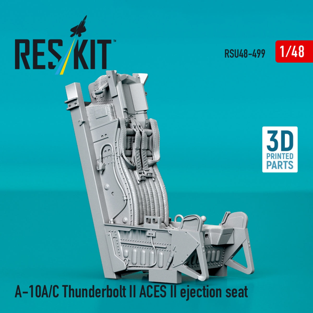 RESKIT RSU48-0499 A-10A/C Thunderbolt II ACES II ejection seat (3D Printed) 1/48