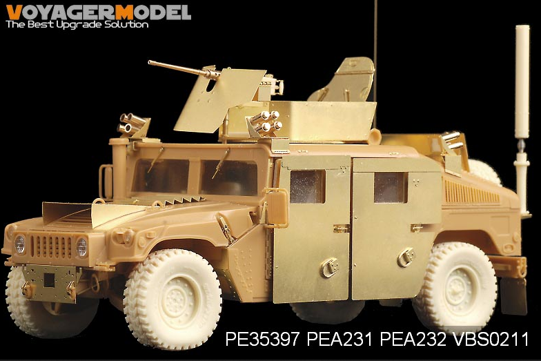 Voyager Model PEA232 Modern USMC HUMVEE M1114 Space Amour (GP) 1/35 – immagine 4