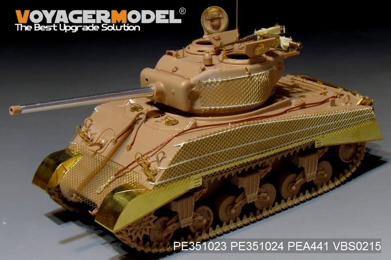 Voyager Model PE351023 WWII US M4A3 (76) in Mid Tank Basic For MENG TS-043 1/35 – immagine 16
