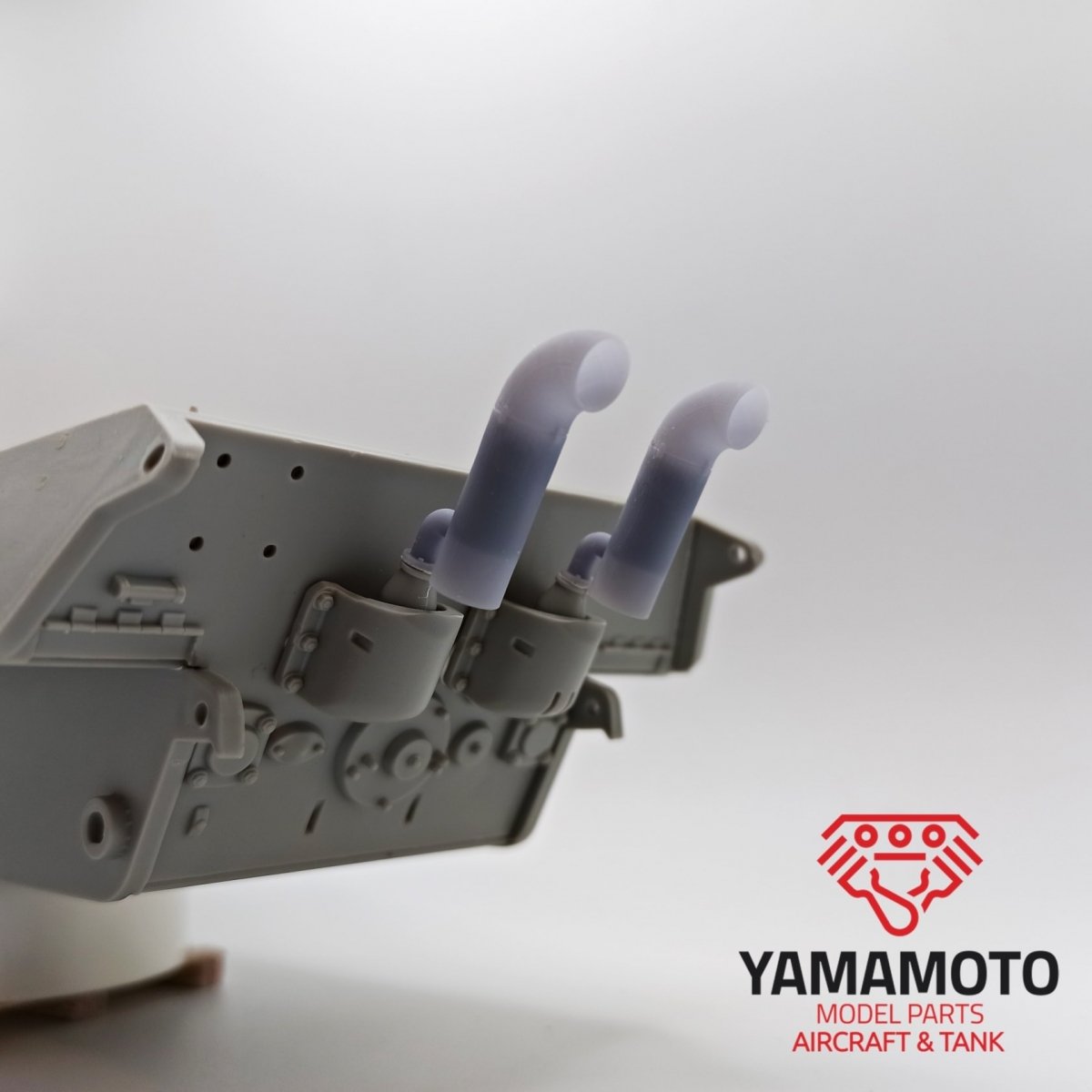 Yamamoto YMP3503 Flammvernichter Muffler Set for Tiger II/E-50/E-75 Type 2 1/35 – Bild 2