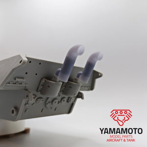 Yamamoto YMP3503 Flammvernichter Muffler Set for Tiger II/E-50/E-75 Type 2 1/35 – Bild 2