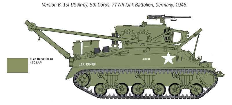 Italeri 6547 M32 Recovery Vehicle 1/35 – obrázek 6