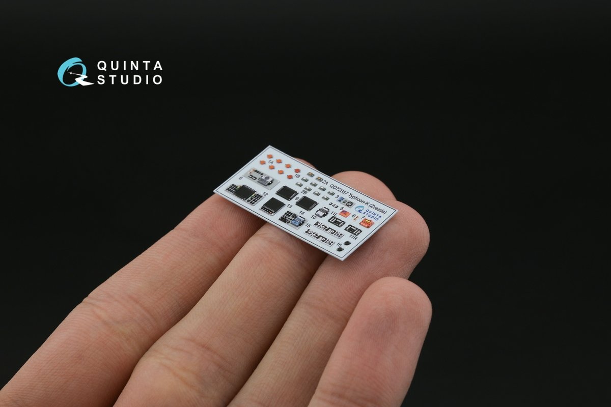 Quinta Studio QD72087 Typhoon-K 3D-Printed &amp;amp; colored Interior on decal paper (Zvezda) 1/72 – Bild 3