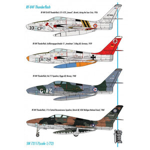 Sword 72117 RF-84F Thunderflash 1/72 – immagine 2