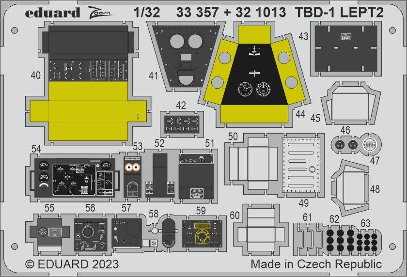 Eduard BIG33157 TBD-1 TRUMPETER 1/32 – Bild 5