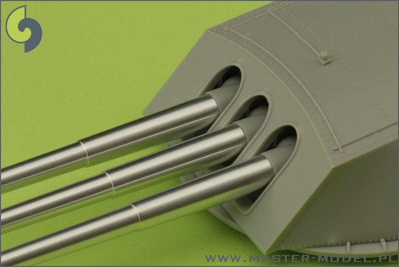 Master SM-200-001 USS Arizona BB-39 (1941) - main gun barrels - 14in/45 (356mm) (12pcs) – image 3