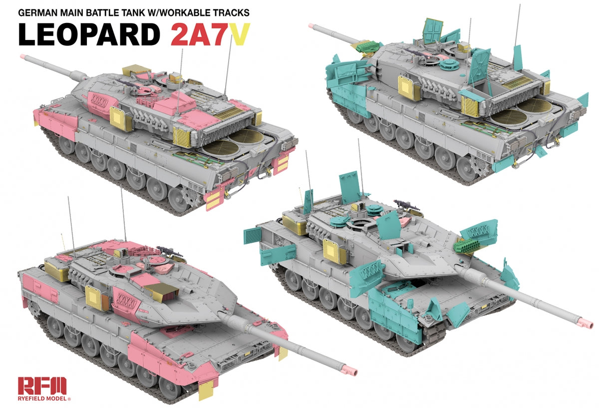 Rye Field Model 5109 Leopard 2A7V 1/35 – immagine 5