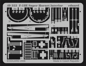 Eduard 49353 F-18E interior 1/48 Hasegawa – image 2