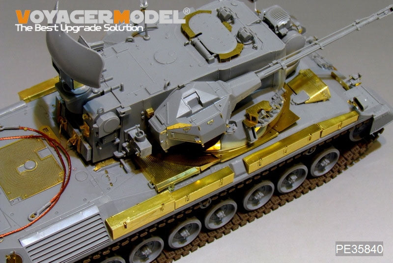 Maquette Voyager PE35840 Gepard A1 SPAAG allemand moderne de base pour TAKOM 2044 au 1/35 – image 8